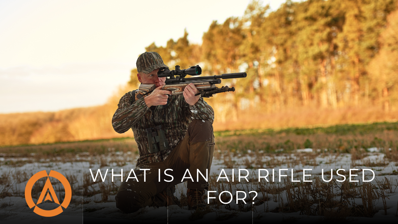 What is an air rifle used for?